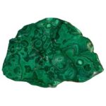 سنگ مالاکیت یا پسزمینه سفید