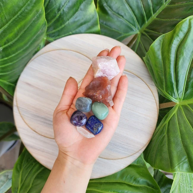 مجموعه سنگ های کورد نیاز گرید کریستال جذب عشق