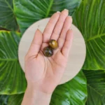 سنگ چشم ببر مناسب گرید کریستال هفت چاکرا تامبل